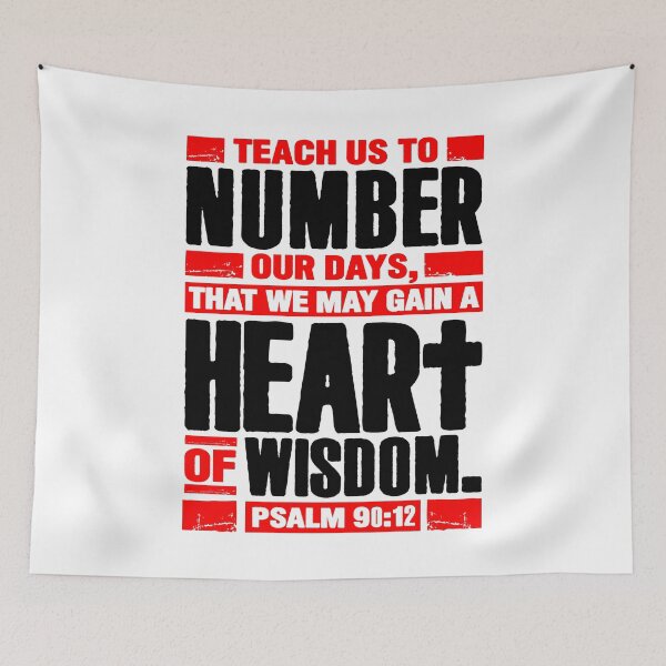 Item preview, Psalm 90:12 Teach Us To Number Our Days designed and sold by plushism.