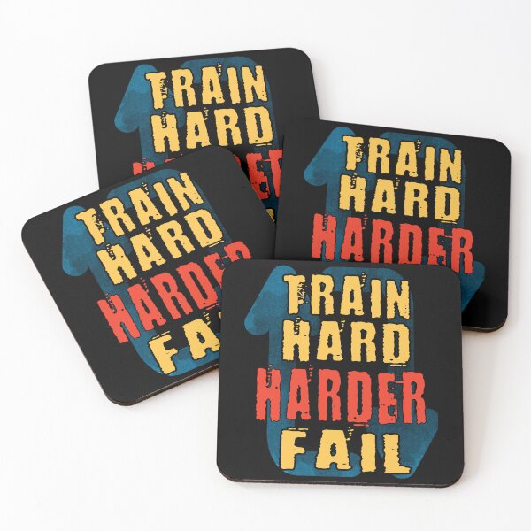 Item preview, Train Hard Harder Fail Repeat designed and sold by bettercolors.