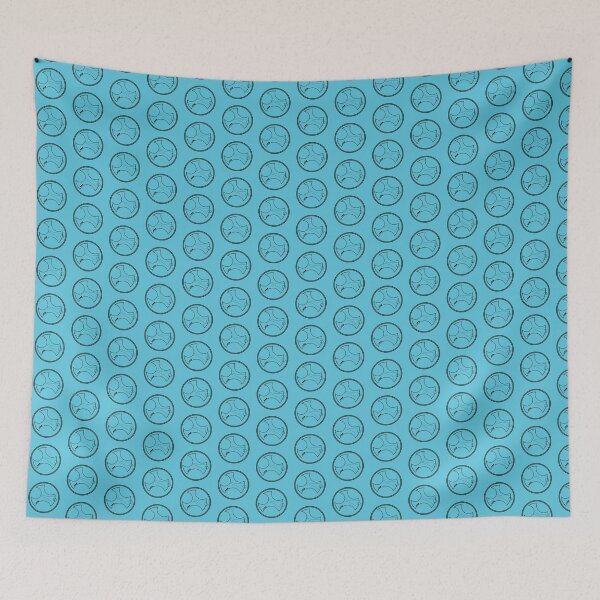 Item preview, Ruth en Circular Gallifreyan - negro en azul claro designed and sold by FireLemur.