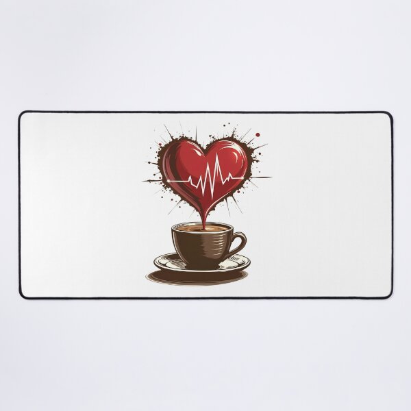 Item preview, Coffee Heartbeat designed and sold by CreativePodArt.