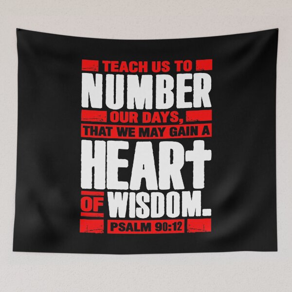 Item preview, Psalm 90:12 Teach Us To Number Our Days designed and sold by plushism.