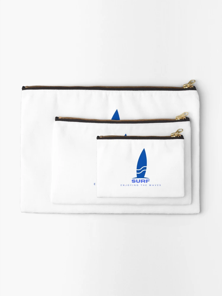 Thumbnail 2 of 4, Zipper Pouch, Wave Rider designed and sold by 0penvimark.