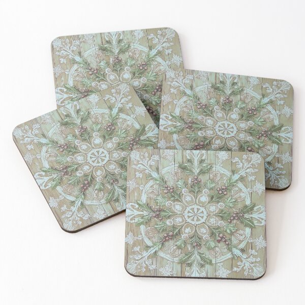 Item preview, Vintage Shabby Chic Christmas designed and sold by Osintown.