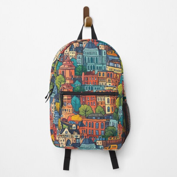Item preview, Vibrant London Cityscape Pattern Art designed and sold by DigitAIShop.