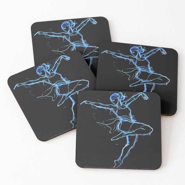Item preview, Electric Cosmos: Neon Warriors, Dancers & Creatures designed and sold by AI-Only Creations.
