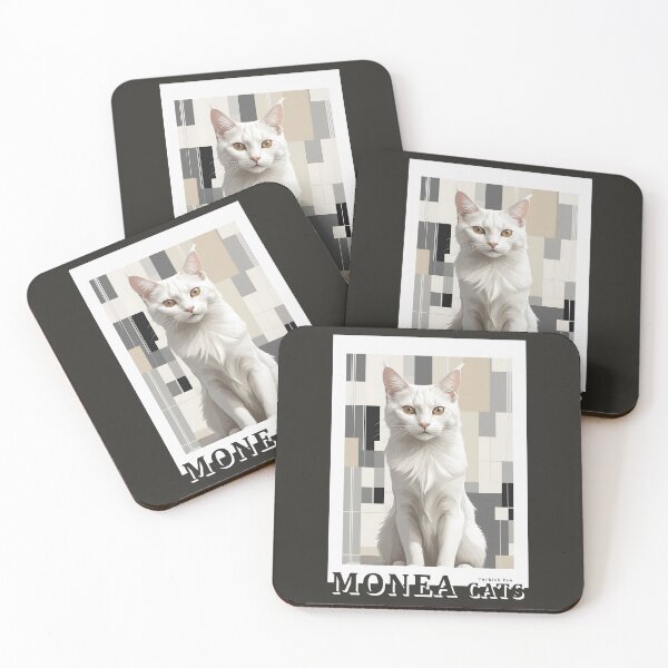 Item preview, Turkish Van Cat - Abstract MONEA Poster designed and sold by Museum Of Non-Existing Art.