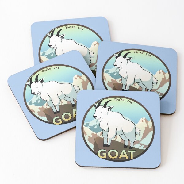 Item preview, You're the GOAT Mountain Goat designed and sold by DinoDoggie.