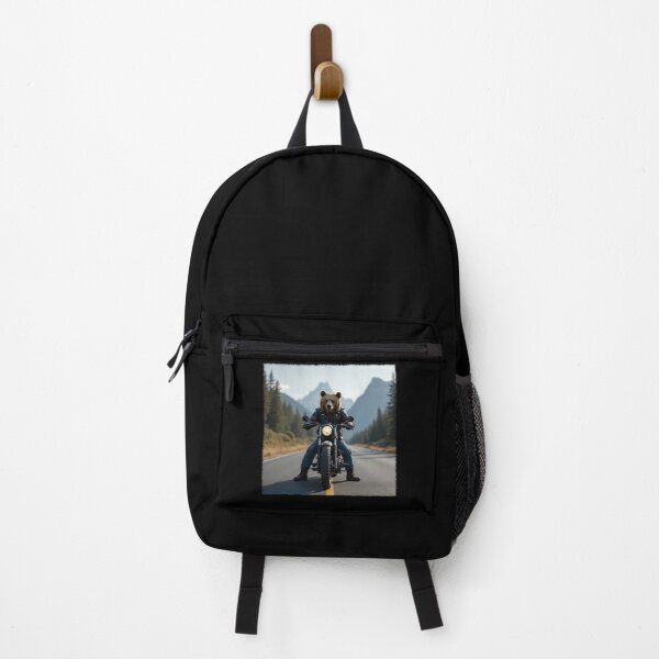 Item preview, Bear Biker on Mountain Road Adventure designed and sold by FabcoDesign.