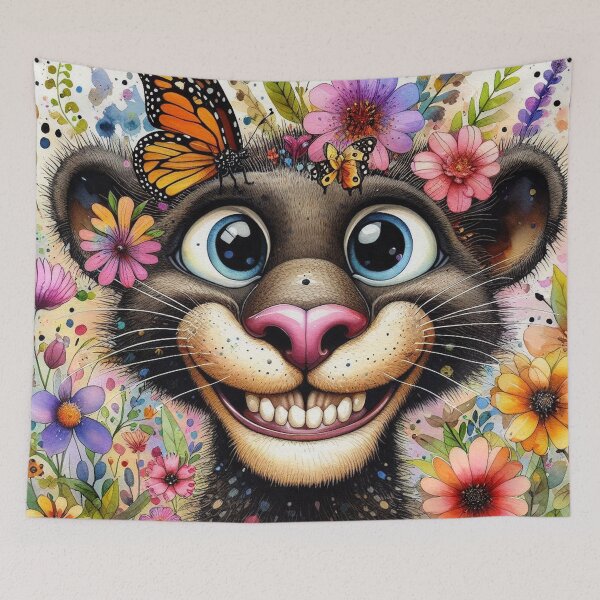 Item preview, Happy Black Panther designed and sold by RaF71PrO.