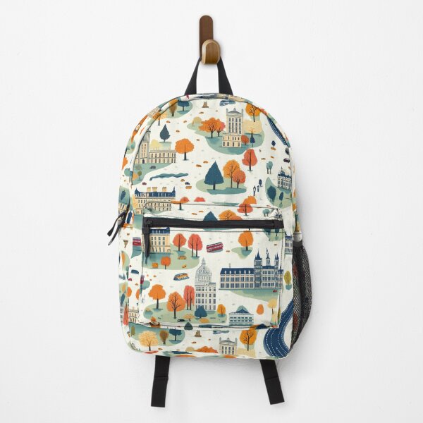 Item preview, Charming London Autumn Cityscape Pattern designed and sold by DigitAIShop.