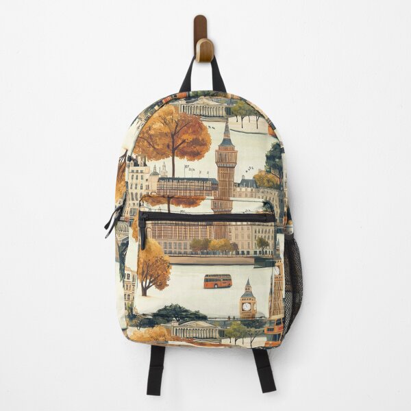 Item preview, London Icons in Autumn Splendor designed and sold by DigitAIShop.