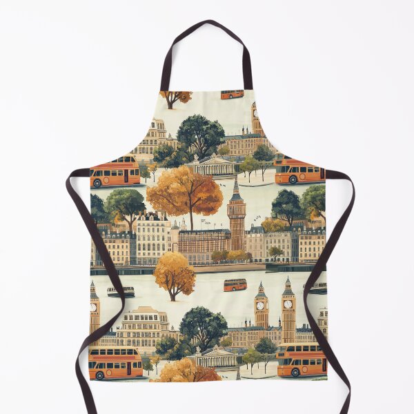 Item preview, London Icons in Autumn Splendor designed and sold by DigitAIShop.