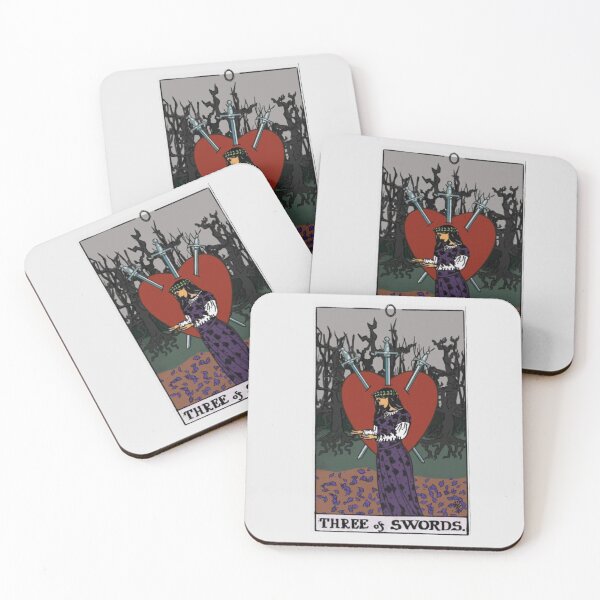 Item preview, Three of Swords Tarot Card designed and sold by ifse.