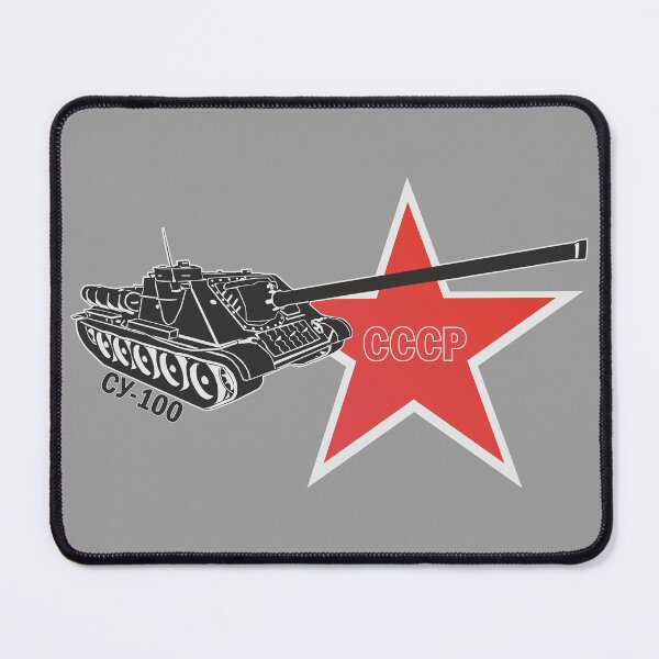 Item preview, SU-100 Soviet Tank Destroyer Side View Red Star USSR designed and sold by FAawRay.
