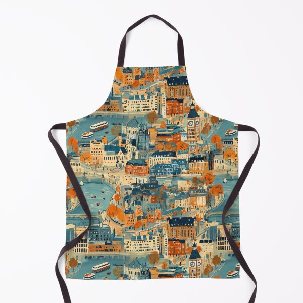 Item preview, Colorful London Cityscape Dream Canvas designed and sold by DigitAIShop.