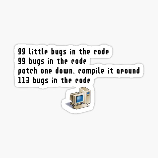 Item preview, Programmer Humor - 99 bugs in the code designed and sold by p0pculture3.