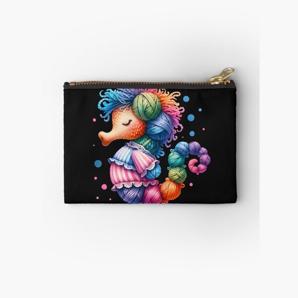 Item preview, Cute Seahorse Knitting Art  designed and sold by AwesomeBeyondLimits.