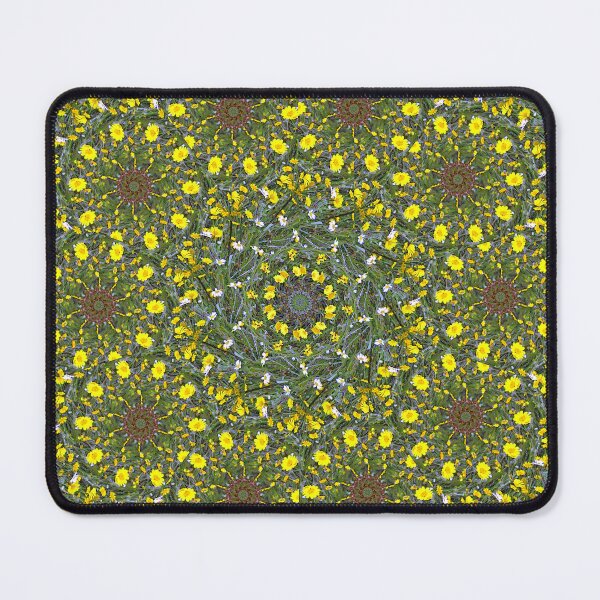 Item preview, Yellow daisy meadow, kaleidoscope effect vertical designed and sold by paulboizot.