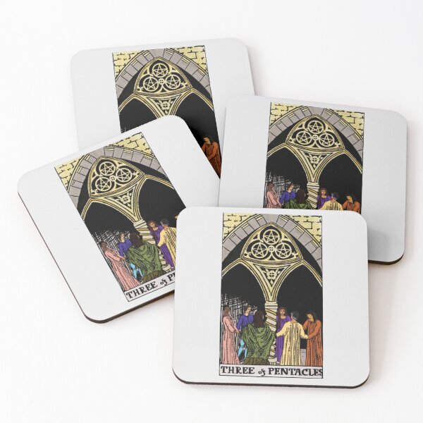 Item preview, Three of Pentacles Tarot Card Agatha All Along  designed and sold by ifse.