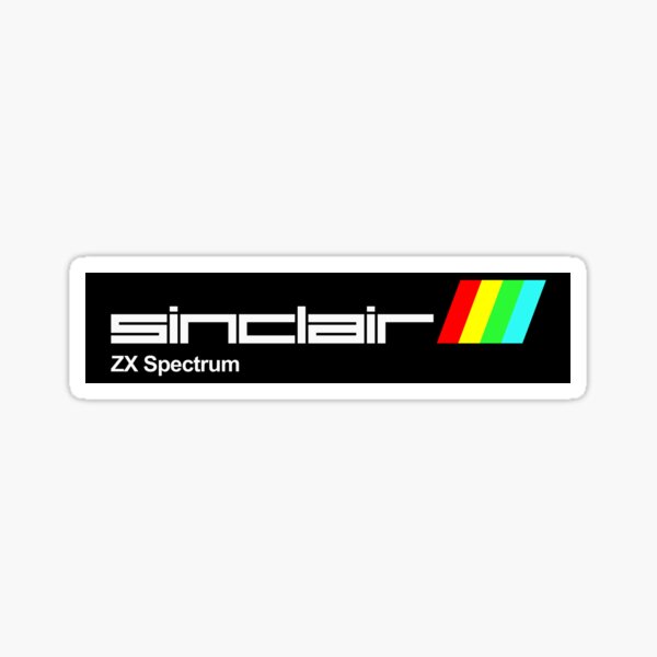 Sinclair Spectrum Logo Sticker
