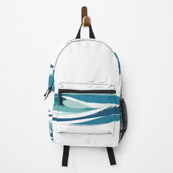 Item preview, Minimalist Rolling Wave Illustration designed and sold by Windy-market.