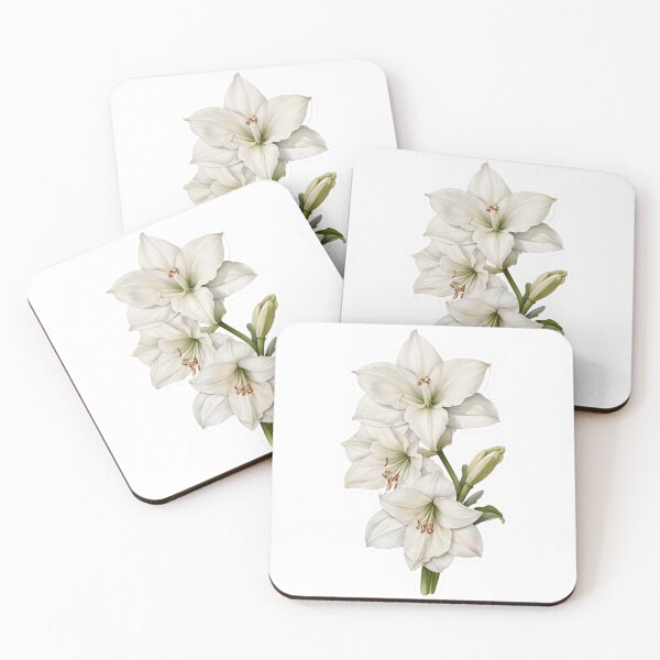 Item preview, White Amaryllis designed and sold by HOMETOWN86.