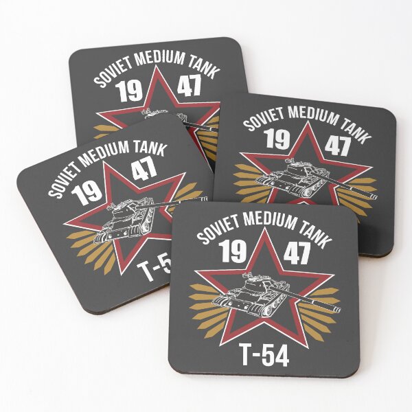 Item preview, T-54 Soviet Main Battle Tank Star Background Design designed and sold by FAawRay.