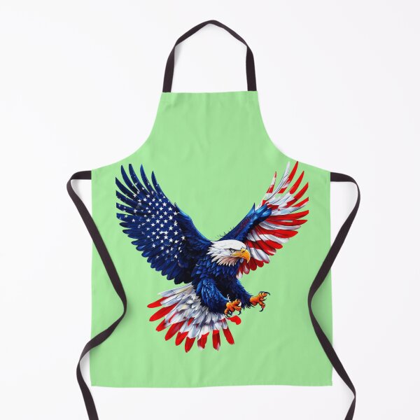 Item preview, Bald Eagle With American Flag designed and sold by Aise06.