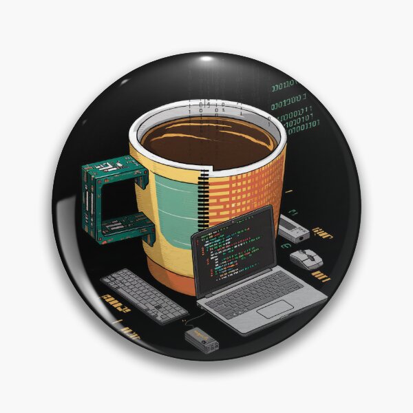 Item preview, Coding Coffee - Coffee for the IT / Web development crew  (Vintage Style) designed and sold by CottonGarb.