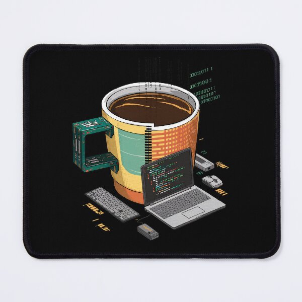 Item preview, Coding Coffee - Coffee for the IT / Web development crew  (Vintage Style) designed and sold by CottonGarb.