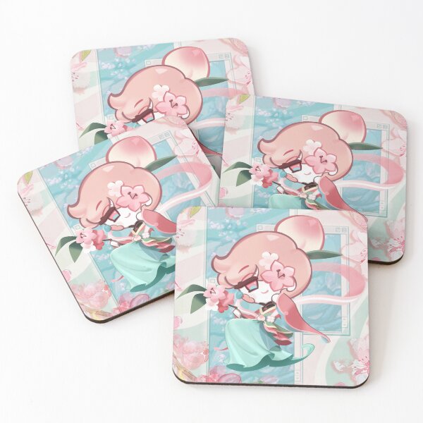 Item preview, Aesthetic Peach Blossom Cookie designed and sold by Atlasmori.