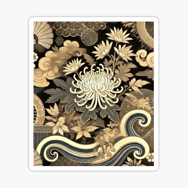 Item preview, A traditional Japanese pattern design embodying both elegance and dignity. designed and sold by MASA19781022.