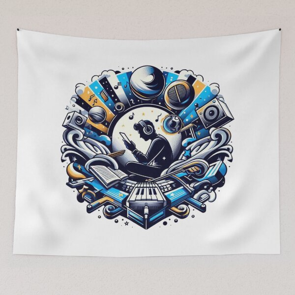 Item preview, Illustration art for music lover designed and sold by MT-Hub | Art for Every Soul.