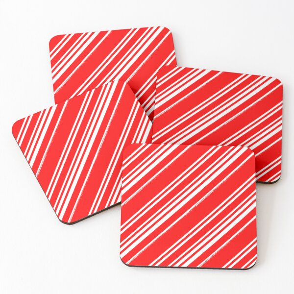 Item preview, Candy Cane - Diagonal Stripes designed and sold by Saki Desjardins.