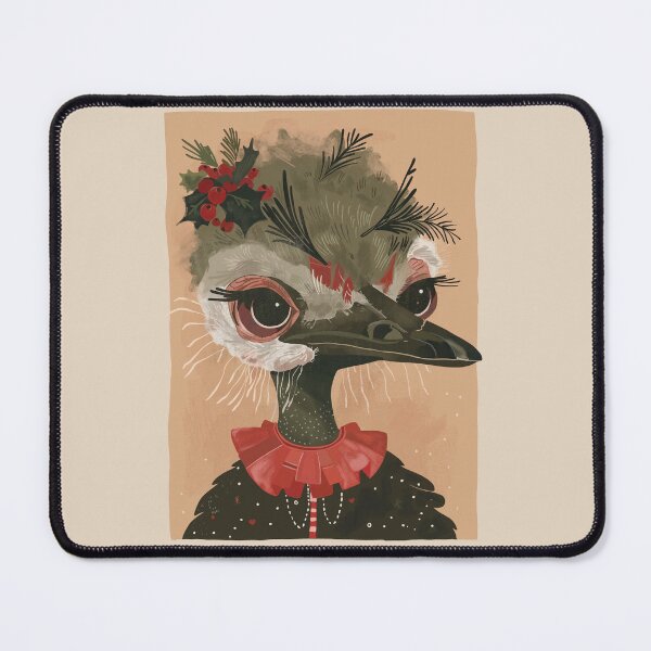 Item preview, Festive Ostrich designed and sold by ArtsySesta.