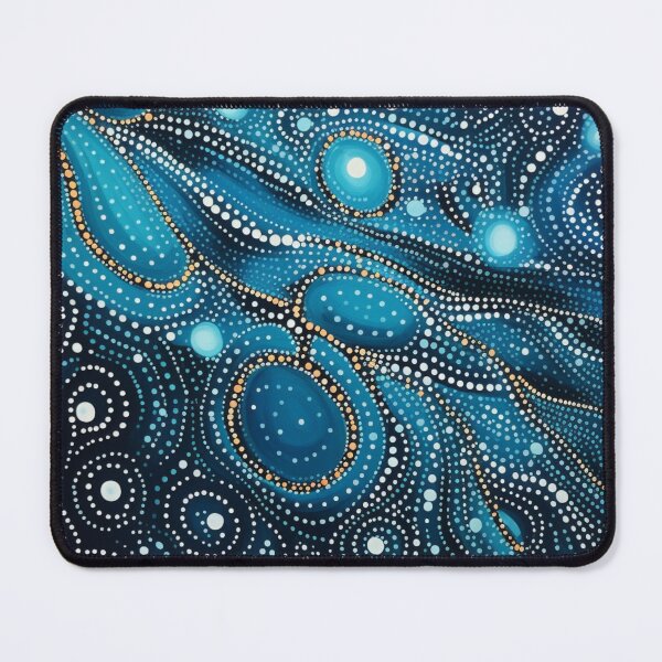 Item preview, Aboriginal Inspired Dot Art - With Frozen Waves designed and sold by GrinGalore.