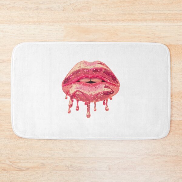 Item preview, Glittery pink lips  designed and sold by leylakidesign.