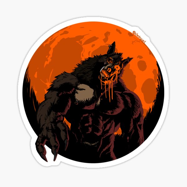Item preview, Werewolf Nigthmare T-Shirt designed and sold by Chrinos-Art.