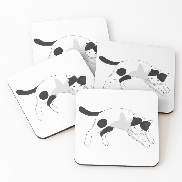 Item preview, Little black and white cat designed and sold by TiffyChaa.