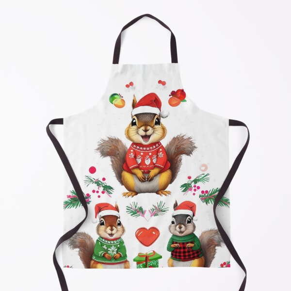 Item preview, Cartoon Squirrels in Christmas Tree Formation designed and sold by estampavibe.