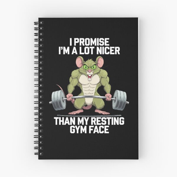 Item preview, Gym quote shirt, I Promise I Am A Lot Nicer Than My Resting Gym Face designed and sold by SlocifieShop.