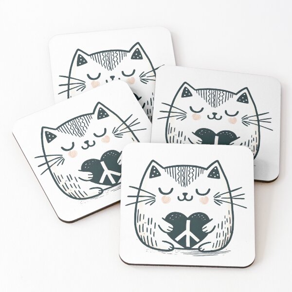 Item preview, Cats for peace! designed and sold by NadyaMichaels.