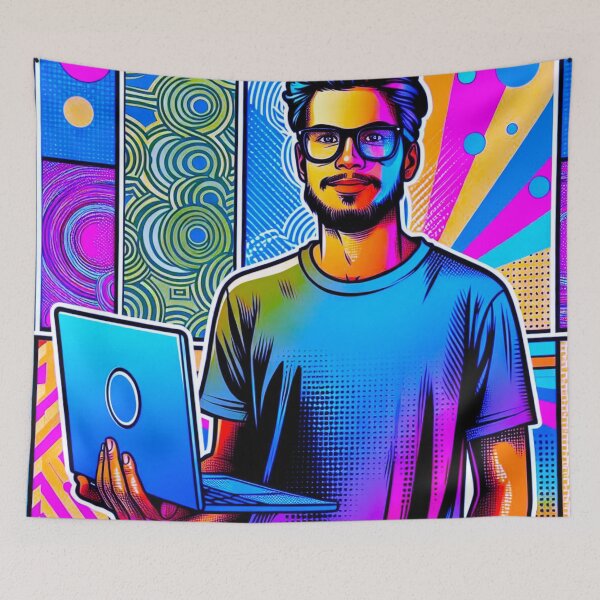 Item preview, The software developer dude designed and sold by Osher-BioArt.