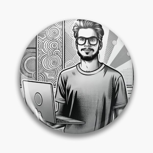 Item preview, The software developer dude designed and sold by Osher-BioArt.