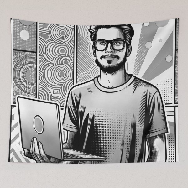 Item preview, The software developer dude designed and sold by Osher-BioArt.