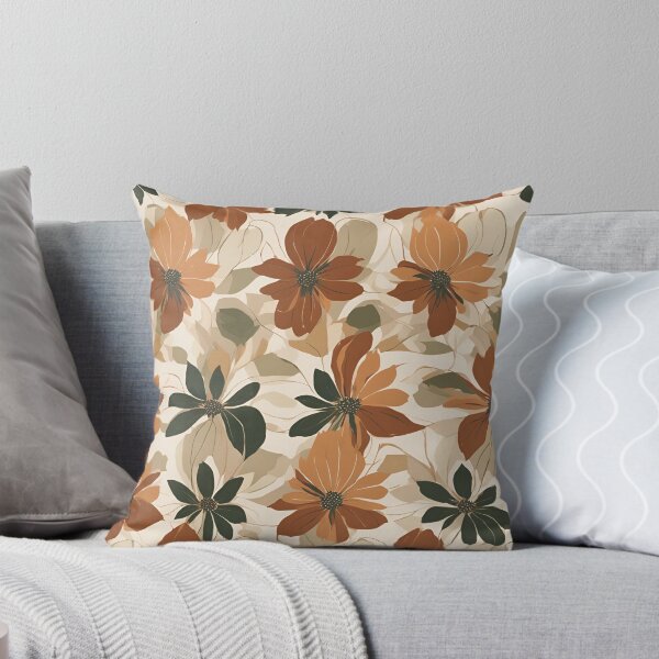 Item preview, Floral And Leaves Geometric Pattern designed and sold by TeefuionStuu.