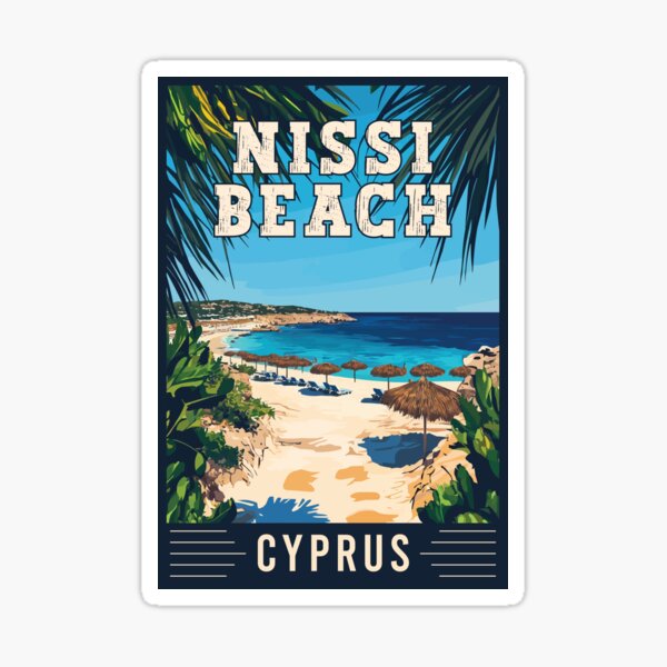 Artikel-Vorschau von Entfliehen Sie an die atemberaubende Küste von Nissi Beach auf Zypern - Travel Art, designt und verkauft von turtlestart.