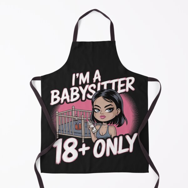 Item preview, I' am a babysitter, 18 + only designed and sold by BugiDesignArt.