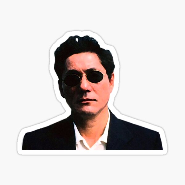 Kitano Takeshi Sticker For Sale By Spacebromiles Redbubble