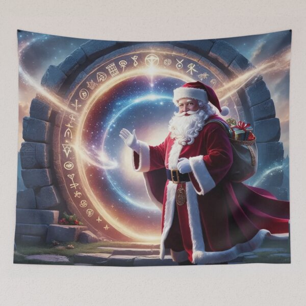 Item preview, Santa and the Portal of Cosmic Wonders designed and sold by eXtraHumans.